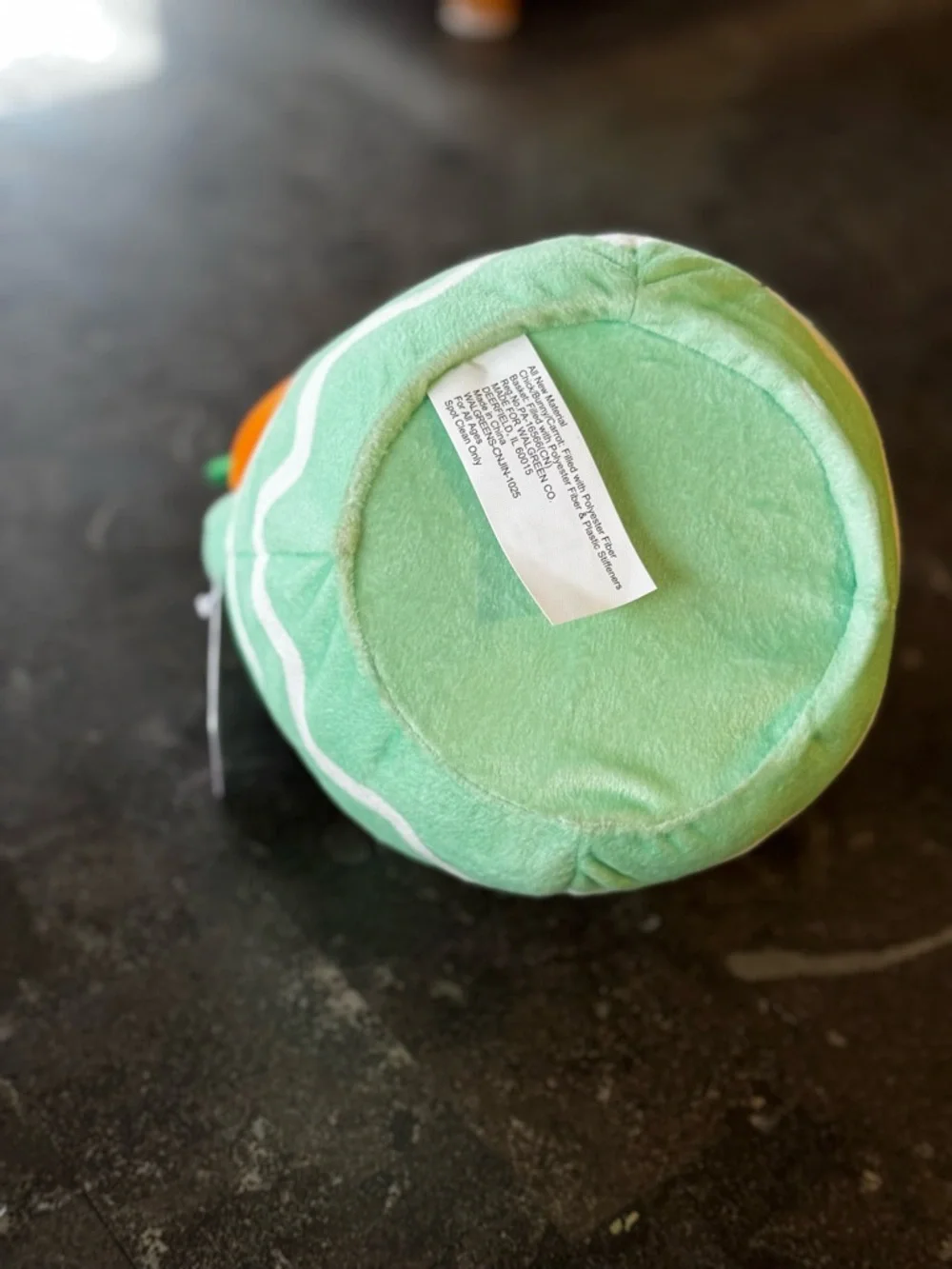 Plush Pastel Green Egg Basket with Chick, Bunny & Carrot